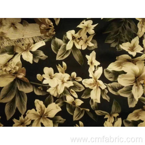 100% POLYESTER WOOLPEACH PRINTED FABRIC